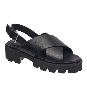 French Connection Black Slingback  Sandals(Size 8.5)